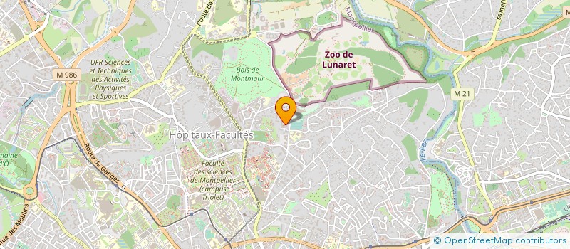 localisation de l'entreprise CAMANE  MONTPELLIER