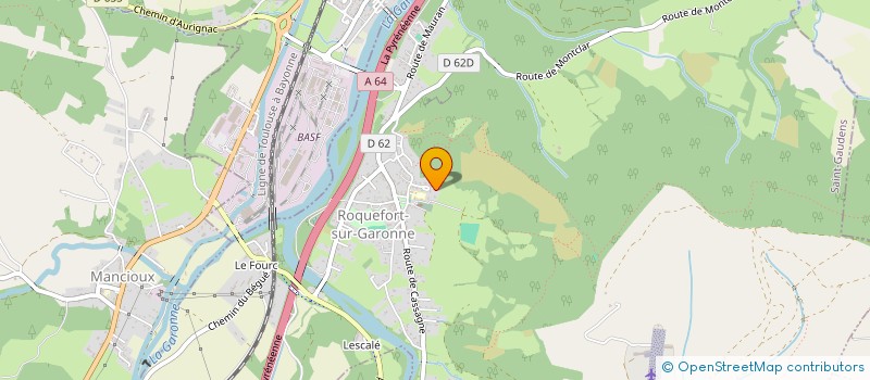 localisation de l'entreprise CAMANE à ROQUEFORT-SUR-GARONNE