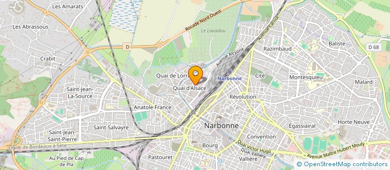 localisation de l'entreprise CAMANELEC à NARBONNE