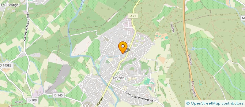 localisation de l'entreprise CAMANGELIO  TEYRAN