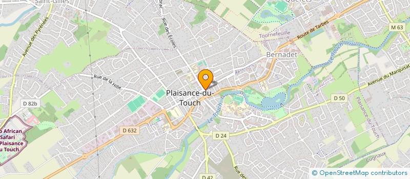 localisation de l'entreprise CAMANIE  PLAISANCE-DU-TOUCH