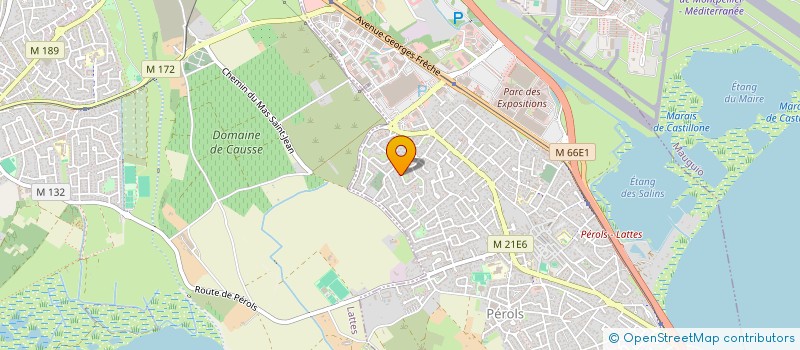 localisation de l'entreprise CAMANNA à PEROLS