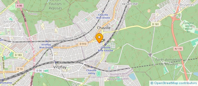 localisation de l'entreprise CAMAP à CHAVILLE