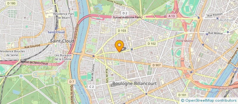 localisation de l'entreprise CAMAPAREAL à BOULOGNE-BILLANCOURT