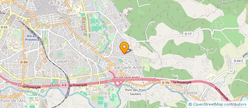 localisation de l'entreprise CAMAPREV à AIX-EN-PROVENCE