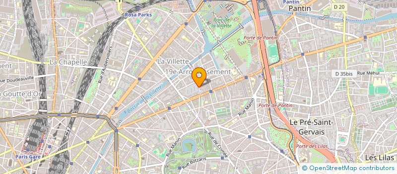 localisation de l'entreprise CAMARA DEVELOPPEMENT  PARIS