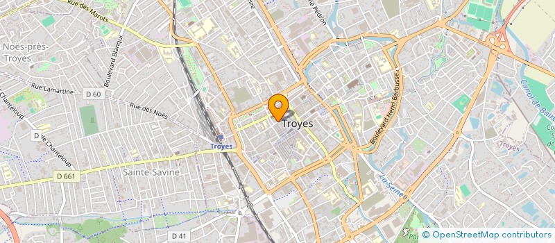 localisation de l'entreprise CAMARA ET REGENT à TROYES