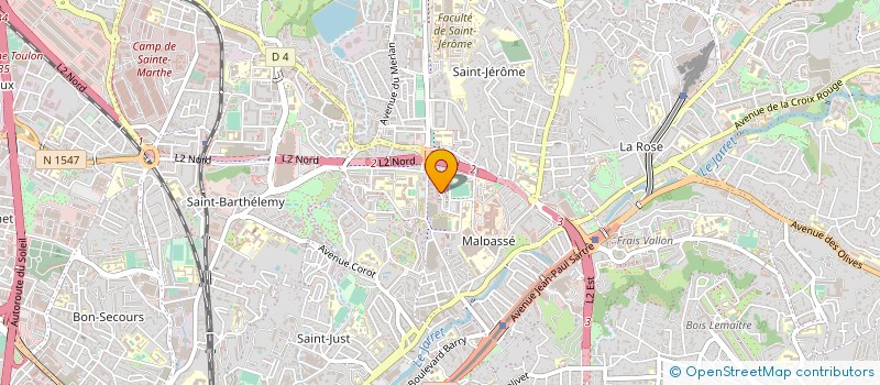 localisation de l'entreprise CAMARA PEINTURES  MARSEILLE