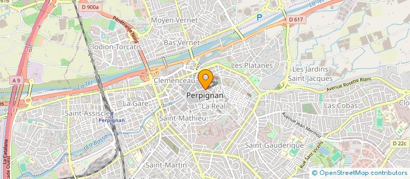 localisation de l'entreprise CAMARA SERVICES à PERPIGNAN