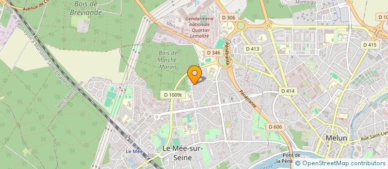 localisation de l'entreprise CAMARA TRANSPORT  LE MEE-SUR-SEINE