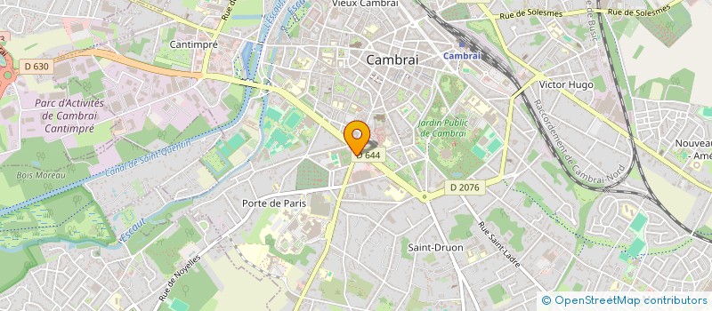 localisation de l'entreprise CAMARACO à CAMBRAI