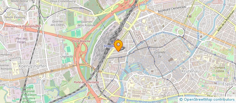 localisation de l'entreprise CAMARAFOUSSENE à STRASBOURG