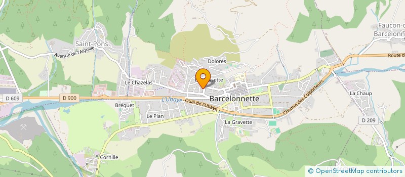 localisation de l'entreprise CAMARAS à BARCELONNETTE
