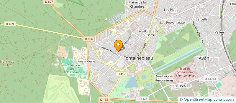 localisation de l'entreprise CAMARAY à FONTAINEBLEAU