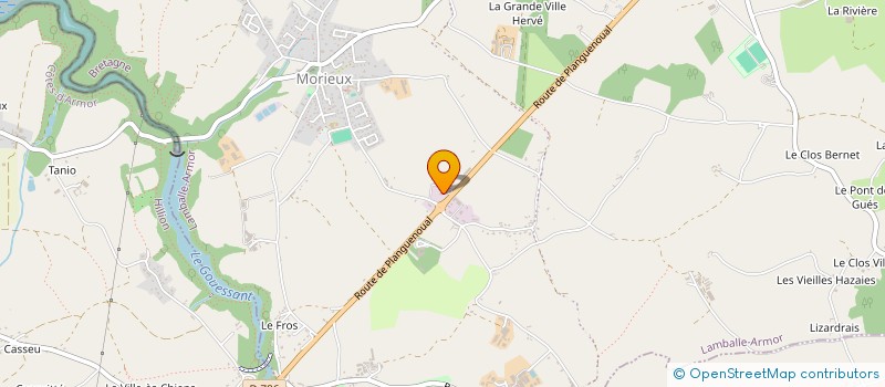 localisation de l'entreprise CAMARD CRIBLAGE CONCASSAGE à LAMBALLE-ARMOR