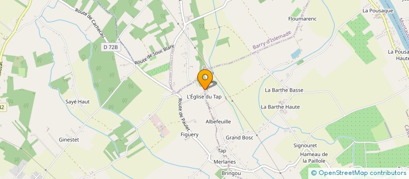 localisation de l'entreprise CAMAREL  ALBEFEUILLE-LAGARDE