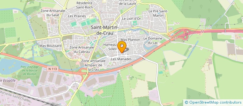 localisation de l'entreprise CAMARGUE 13 ACCESSIBLE à SAINT-MARTIN-DE-CRAU