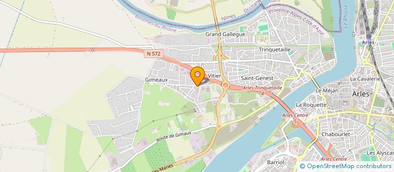 localisation de l'entreprise CAMARGUE à ARLES