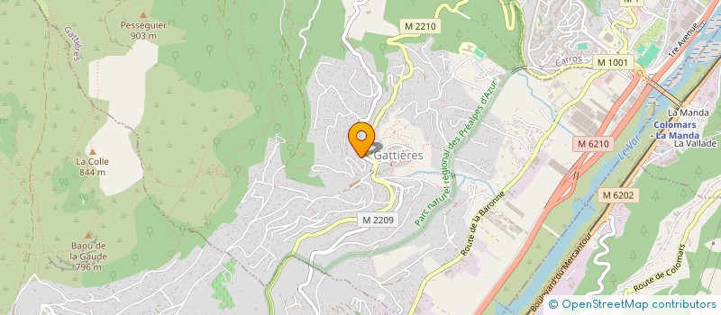 localisation de l'entreprise CAMARGUE  VENCE