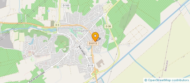 localisation de l'entreprise CAMARGUE ASSAINISSEMENT à BELLEGARDE