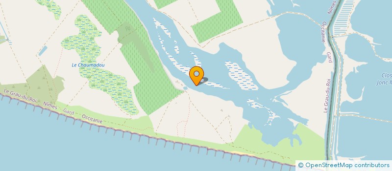 localisation de l'entreprise CAMARGUE AUTHENTIQUE  LE GRAU-DU-ROI