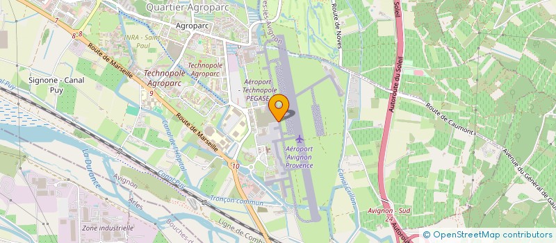 localisation de l'entreprise CAMARGUE ENERGIE  AVIGNON