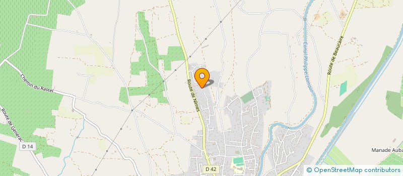 localisation de l'entreprise CAMARGUE ETANCHEITE SARL  SAINT-GILLES