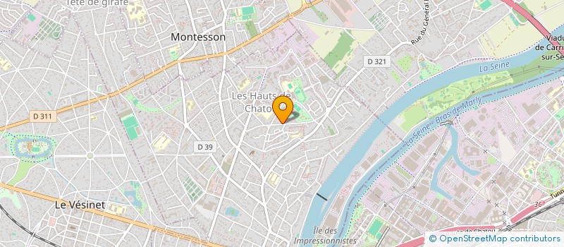 localisation de l'entreprise CAMARGUE LEFORT  CHATOU