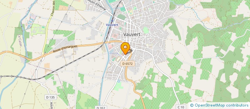 localisation de l'entreprise CAMARGUE MEDICAL  VAUVERT