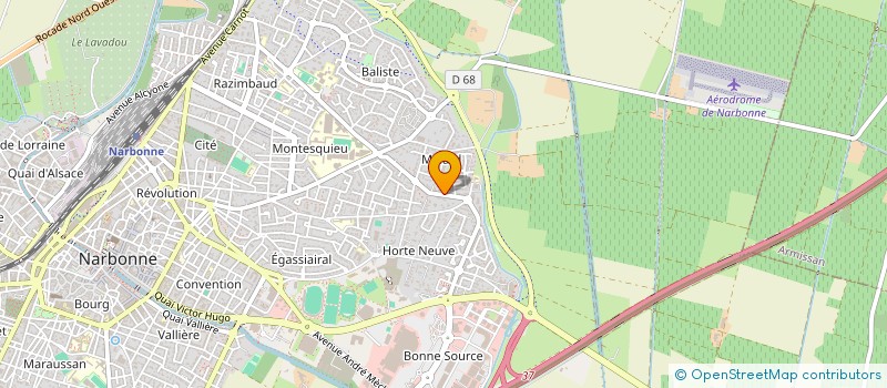localisation de l'entreprise CAMARGUI à NARBONNE