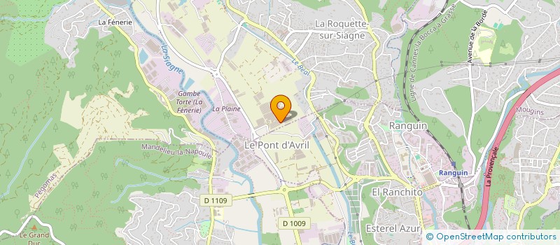 localisation de l'entreprise CAMARILLO à LA ROQUETTE-SUR-SIAGNE