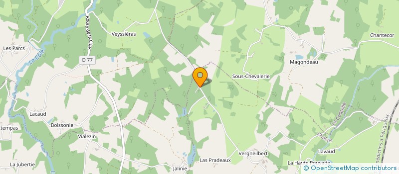 localisation de l'entreprise CAMARNAUD24  CHALAIS