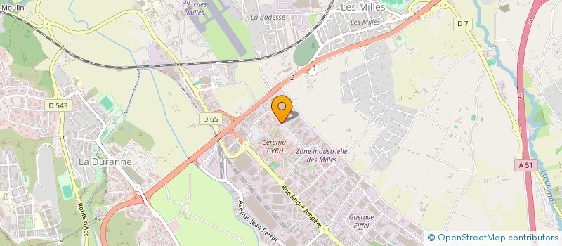 localisation de l'entreprise CAMARO à AIX-EN-PROVENCE