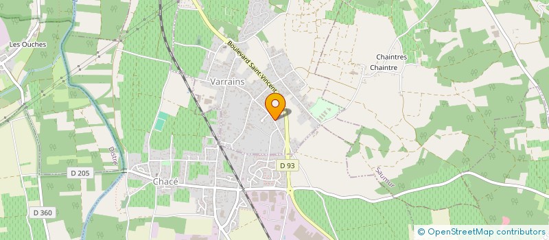 localisation de l'entreprise CAMARON  VARRAINS