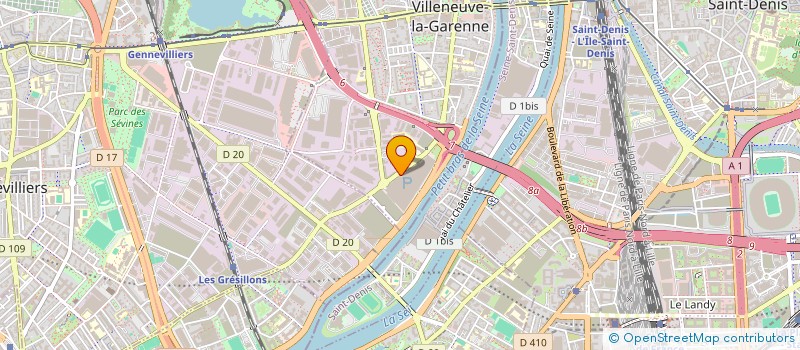 localisation de l'entreprise CAMAROSA à VILLENEUVE-LA-GARENNE