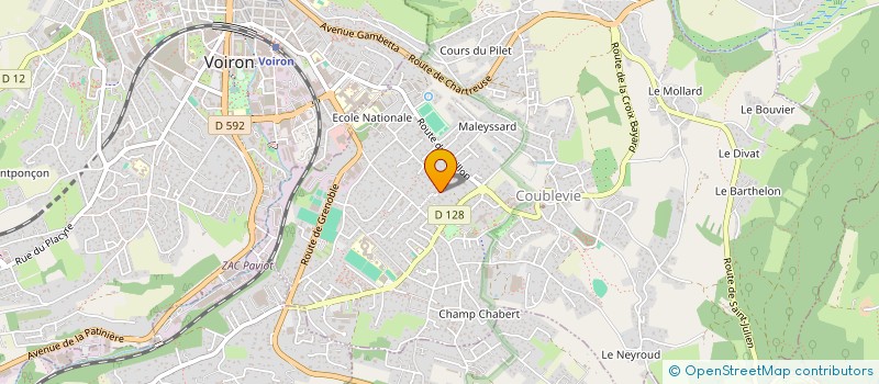 localisation de l'entreprise CAMART  COUBLEVIE