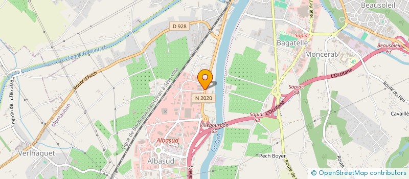 localisation de l'entreprise CAMART & ASSOCIES  MONTAUBAN