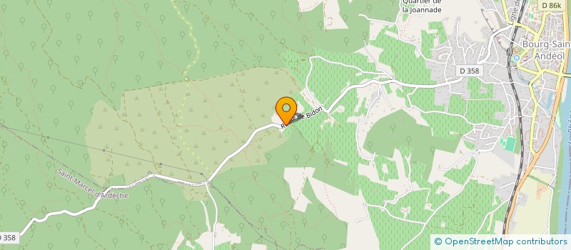 localisation de l'entreprise CAMARTEX  BOURG-SAINT-ANDEOL