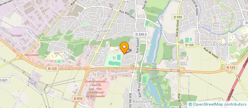localisation de l'entreprise CAMAS à LUISANT