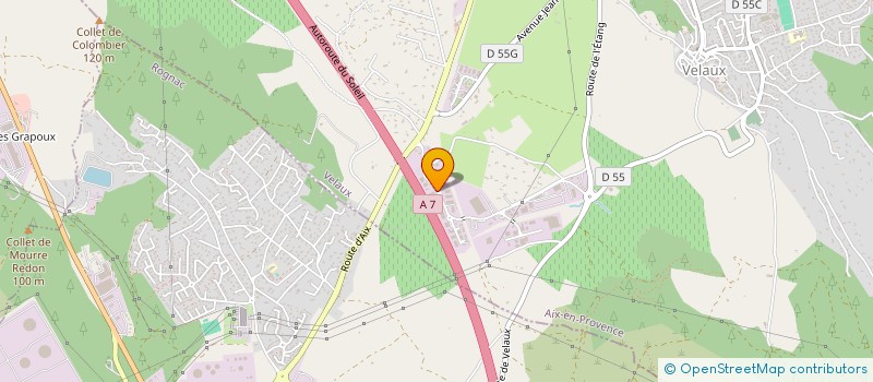 localisation de l'entreprise CAMAS à VELAUX