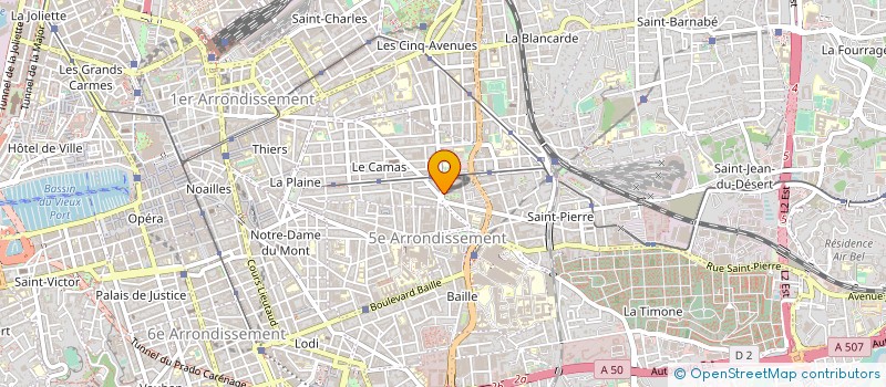 localisation de l'entreprise CAMAS VIANDES à MARSEILLE