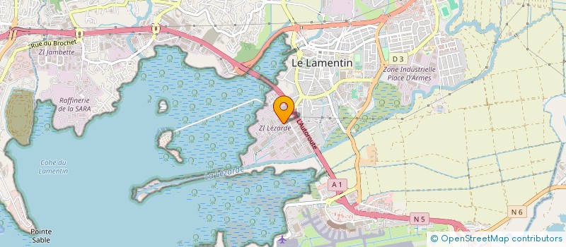 localisation de l'entreprise CAMASHIPPING FWI  LE LAMENTIN