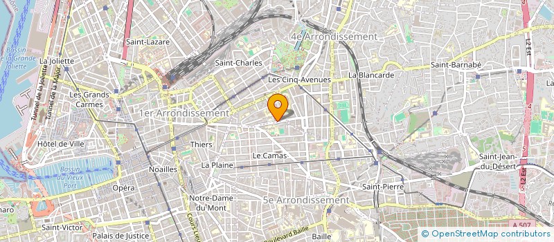 localisation de l'entreprise CAMASJO à MARSEILLE
