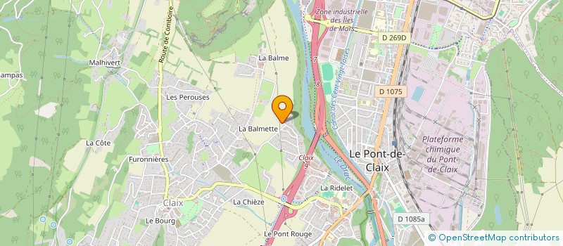 localisation de l'entreprise CAMASSA IMMOBILIER à CLAIX