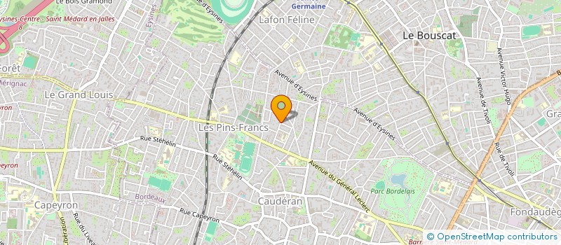 localisation de l'entreprise CAMASTAB à BORDEAUX
