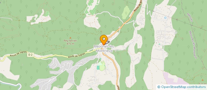 localisation de l'entreprise CAMAT VIANDE  MEOUNES-LES-MONTRIEUX