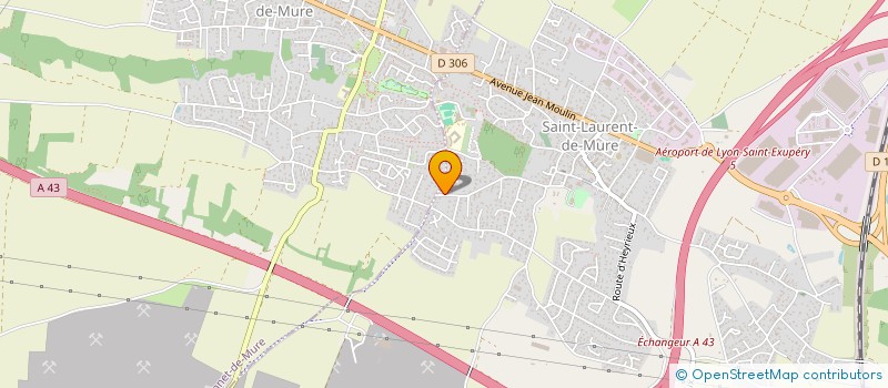 localisation de l'entreprise CAMATE à SAINT-LAURENT-DE-MURE