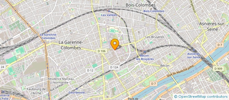 localisation de l'entreprise CAMATEC à COURBEVOIE