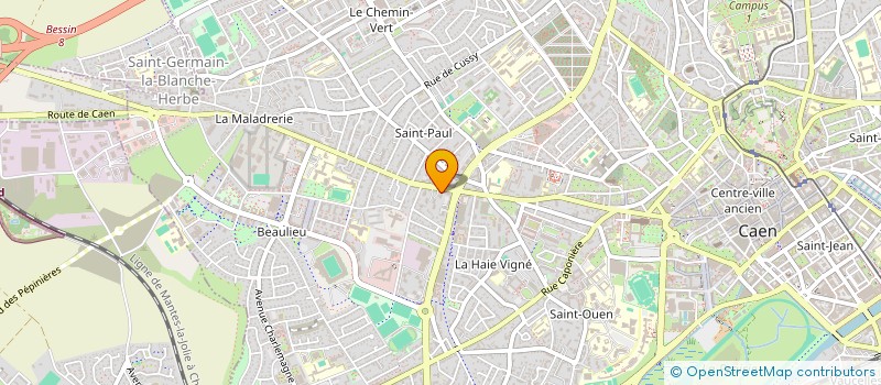 localisation de l'entreprise CAMATRANS à CAEN
