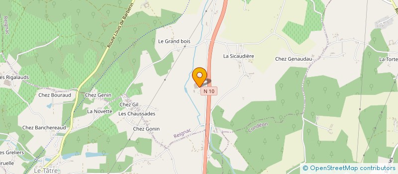 localisation de l'entreprise CAMAVIDA à REIGNAC